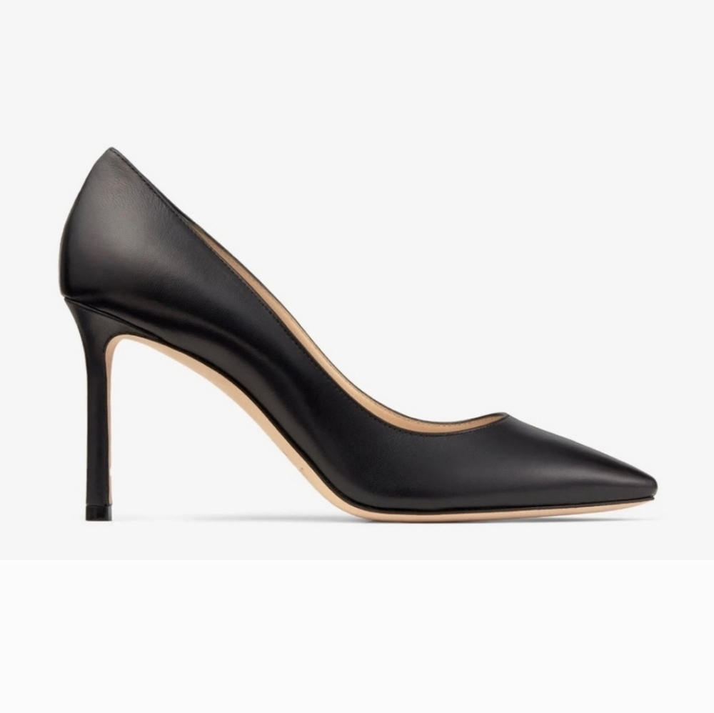JIMMY CHOO ROMY 85 in Black SIZE 11 (EU SIZE 42)
